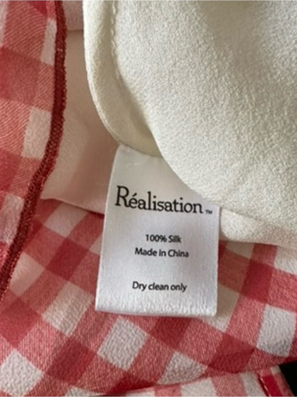 realisation par heidi dress in rouje gingham - Picture 4 of 4